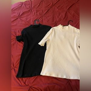 Two loft turtlenecks!